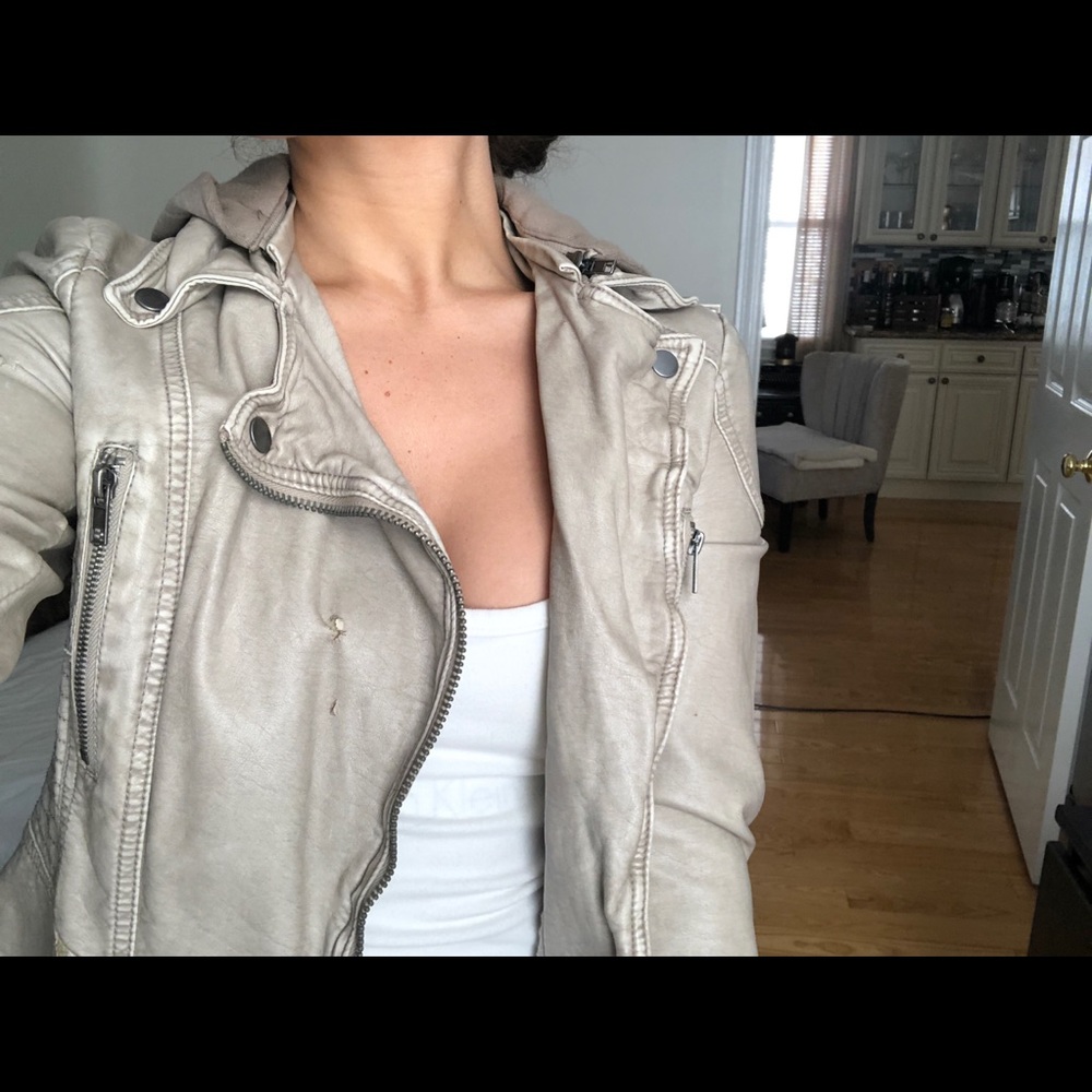 Free People Vegan Leather Jacket